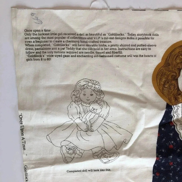 Vtg Cut and Sew Goldilocks - Picture 5 of 6